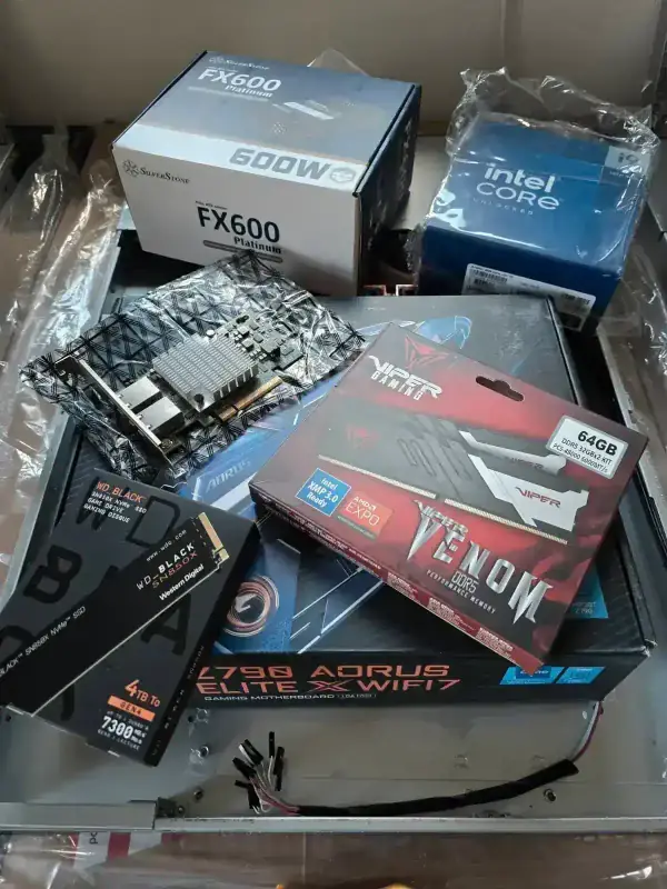 Liquid-cooled Intel and AMD Ryzen server infrastructure